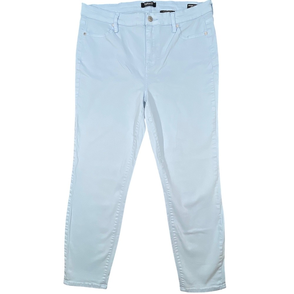 Buffalo David Bitton Light Blue Havana High Rise Ankle Skinny Jeans Women 12